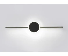 Lubinis šviestuvas Sieninis LED šviestuvas Round Juodas, 81 cm