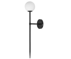 Lubinis šviestuvas Sieninis šviestuvas Modern Ball, 62 cm, Juodas