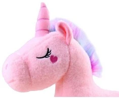 Magiškas pliušinis vienaragis, 48 cm, rožinis