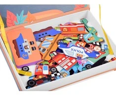 Magnetinė dėžutė Transporto priemonės, 66 el.