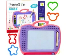 Magnetinė lenta su antspaudais, rožinė