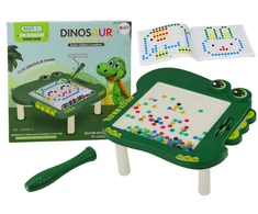 Magnetinės piešimo lentos staliukas Dinosaur Pad, žalia