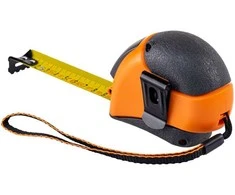 Matavimo ruletė Bradas MOUSE, 5m/25mm, soft/autolock/stainless steel end