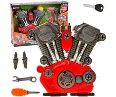 Mechaniko variklio taisymo rinkinys su garsais