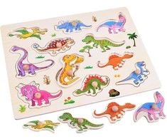 Medinė dėlionė Dinozaurai, 11 d.