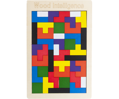 Medinė loginė dėlionė Tetris Tangram