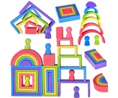 Medinė Montessori dėlionė