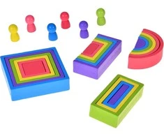 Medinė Montessori dėlionė