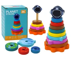 Medinė piramidė „Planetos“, 10 el.