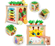 Medinis edukacinis kubas 5in1