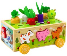 Medinis edukacinis žaislas „Happy Farm“