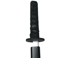 Medinis kardas katana, 70 cm, juodas