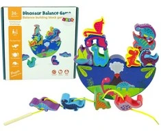 Medinis žaidimas "Dinosaur Balance Game"
