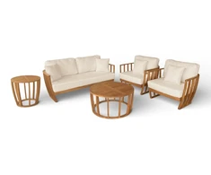 Medinių lauko baldų komplektas NUVIA CAFFE - ACACIA WOOD