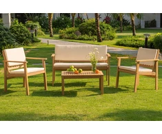 Medinių lauko baldų komplektas VIKA CAFFE - Acacia Wood
