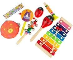 Medinių muzikos instrumentų rinkinys vaikams, 8 d.