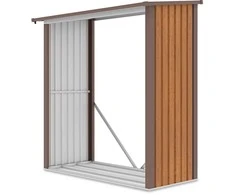 Metalinė malkinė DENVER 6x3, Oak Brown