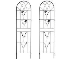 Metalinės atramos vijokliniams augalams, 190x55 cm, 2 vnt. (Nr. 5)