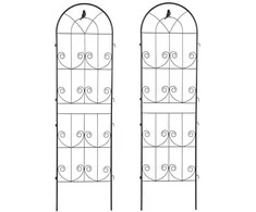 Metalinės atramos vijokliniams augalams, 190x55 cm, 2 vnt. (Nr. 4)