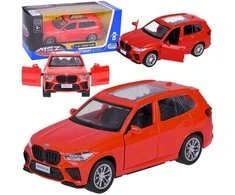 Metalinis automobilis BMW X5M, raudonas