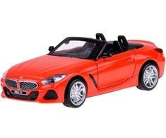 Metalinis automobilis BMW Z4 M40i su garso ir šviesos efektais, raudonas