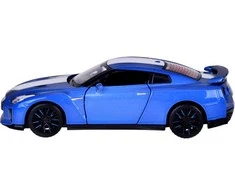 Metalinis automobilis Nissan GT-R, mėlynas