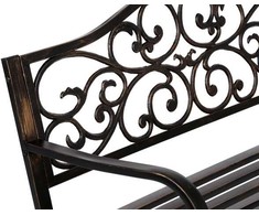 Metalinis sodo suolas Bloom Gold