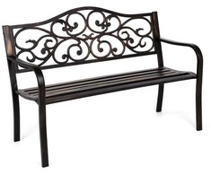 Metalinis sodo suolas Bloom Gold