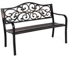 Metalinis sodo suolas Bloom Gold