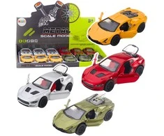 Metalinis sportinis automobilis su šviesos ir garso efektais (1 vnt.)