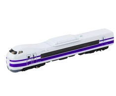 Metalinis traukinio modelis, violetinis/baltas