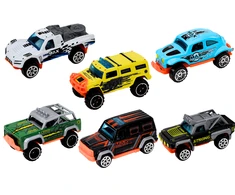 Metalinių automobilių rinkinys, 6 vnt.