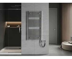 Mexen Ares elektrinis radiatorius, 1200 x 600 mm, 600 W, chromo
