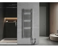 Mexen Ares elektrinis radiatorius, 1500 x 500 mm, 600 W, chromo