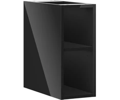 Mexen Box-A spintelė su lentyna, 20 cm, Juodas glossy