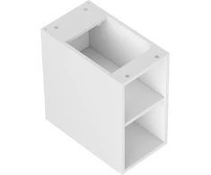Mexen Box-A spintelė su lentyna, 25 cm, Baltas matt