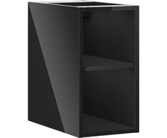 Mexen Box-A spintelė su lentyna, 25 cm, Juodas glossy