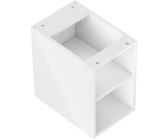 Mexen Box-A spintelė su lentyna, 30 cm, Baltas glossy