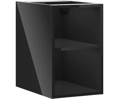 Mexen Box-A spintelė su lentyna, 30 cm, Juodas glossy