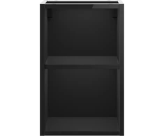 Mexen Box-A spintelė su lentyna, 30 cm, Juodas glossy