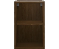 Mexen Box-A spintelė su lentyna, 30 cm, Nut