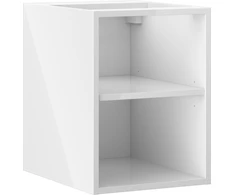 Mexen Box-A spintelė su lentyna, 35 cm, Baltas glossy