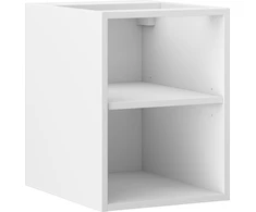 Mexen Box-A spintelė su lentyna, 35 cm, Baltas matt