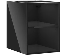 Mexen Box-A spintelė su lentyna, 35 cm, Juodas glossy