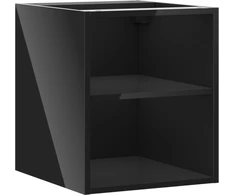 Mexen Box-A spintelė su lentyna, 40 cm, Juodas glossy