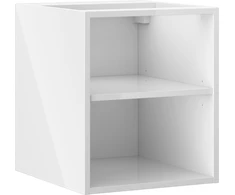 Mexen Box-A spintelė su lentyna, 40 cm, Baltas glossy