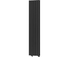Mexen Dallas dekoratyvinis radiatorius, 1600 x 360 mm, 1039 W, juodas
