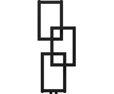 Mexen Grid dekoratyvinis radiatorius, 870 x 360 mm, 209 W, juodas