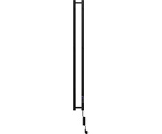 Mexen Pino elektrinis radiatorius su rankšluosčių kabykla, 1405 x 137 mm, 150 W, juodas