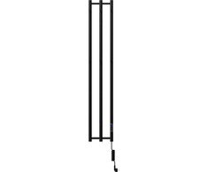 Mexen Pino elektrinis radiatorius su rankšluosčių kabykla, 1405 x 242 mm, 200 W, juodas